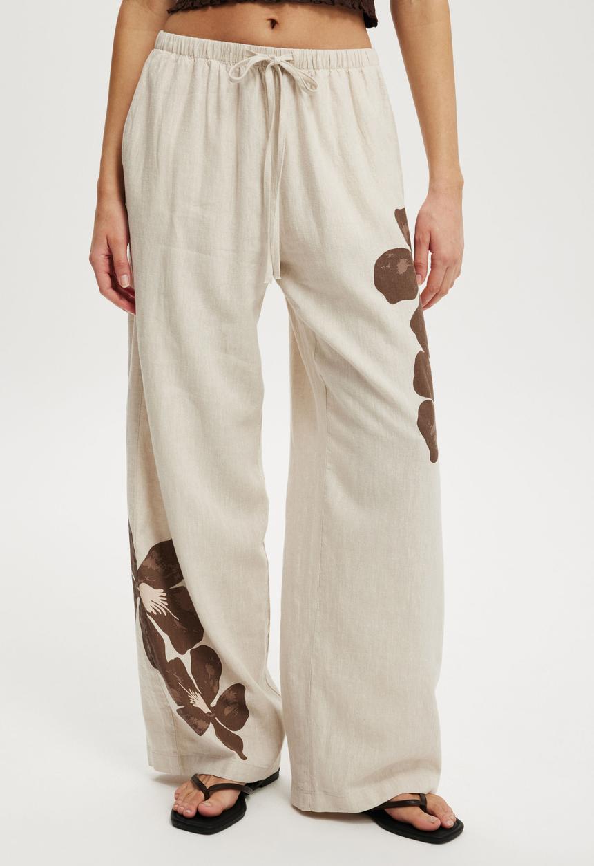 Cotton On - Haven wide leg pant - surf flower print