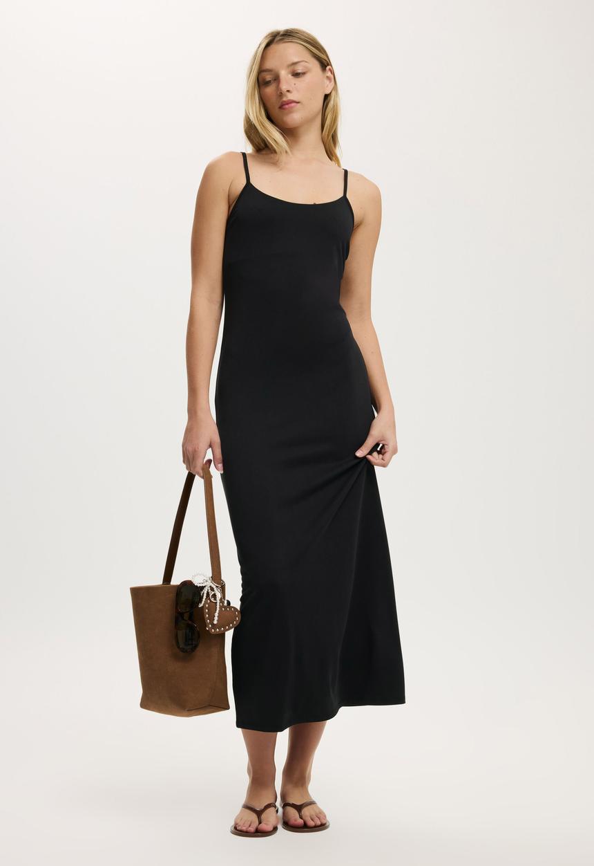 Cotton On - Sandy maxi dress - black