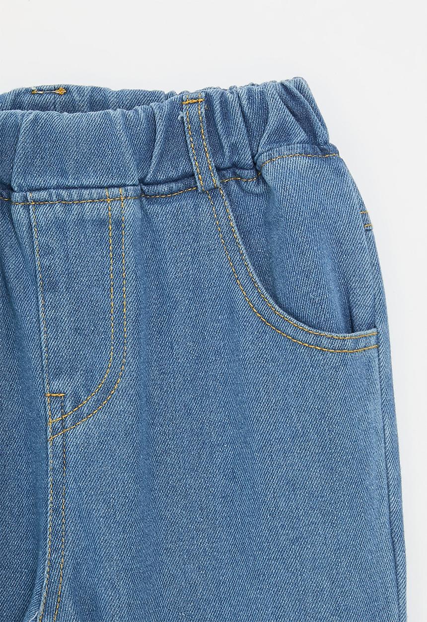 Pop Candy - Elasticated waist jeans - stone wash