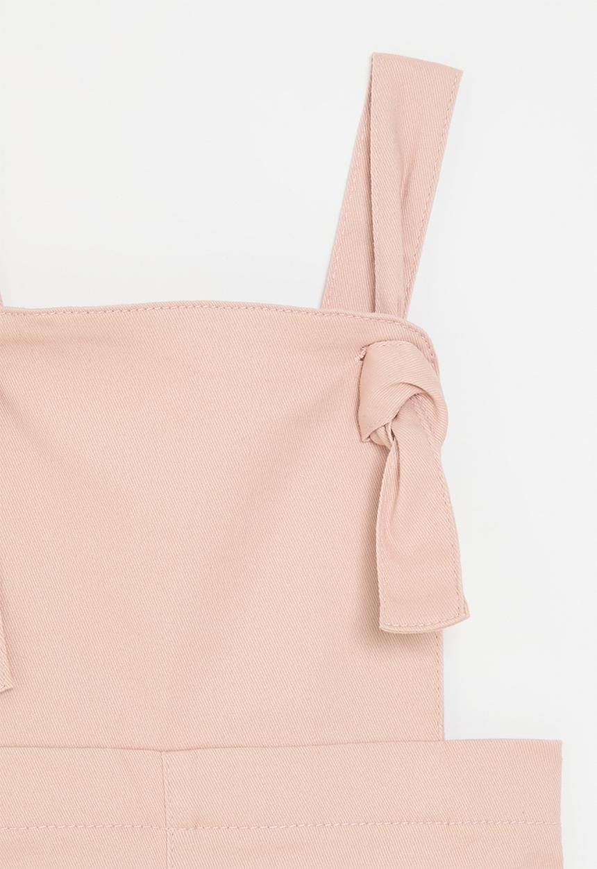 Pop Candy - Jumpsuit with knot straps - pink