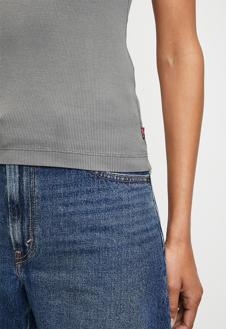 Levi’s® - Essential Racer Tank - Garment Dye Smoked Pearl