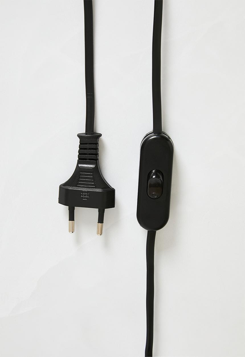 Sixth Floor - Raffia table lamp - Black