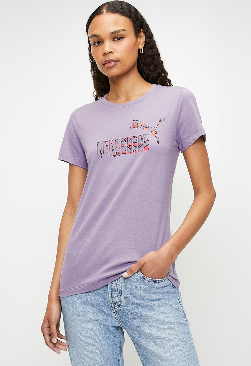 PUMA - Ess+ Hypernatural Tee W - Pale Plum