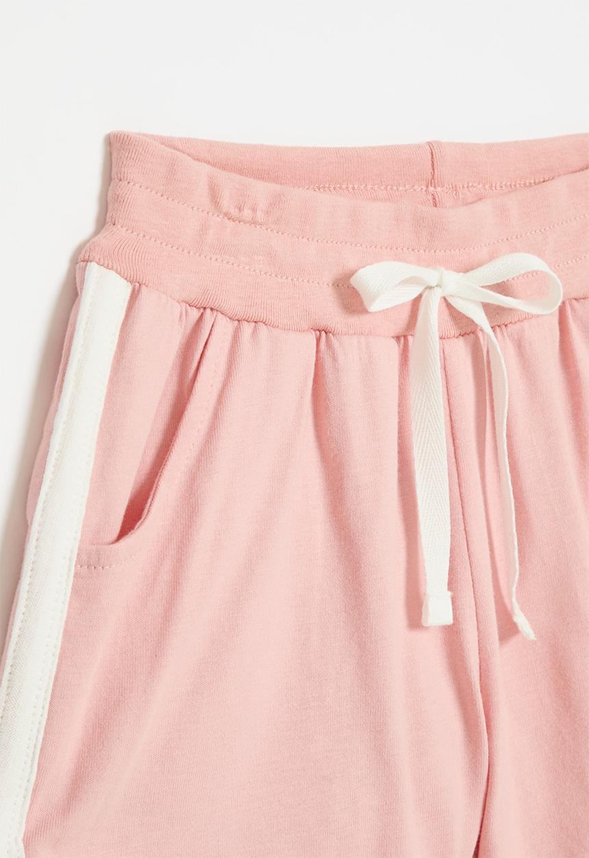 Pop Candy - Contrast shorts - pink & white