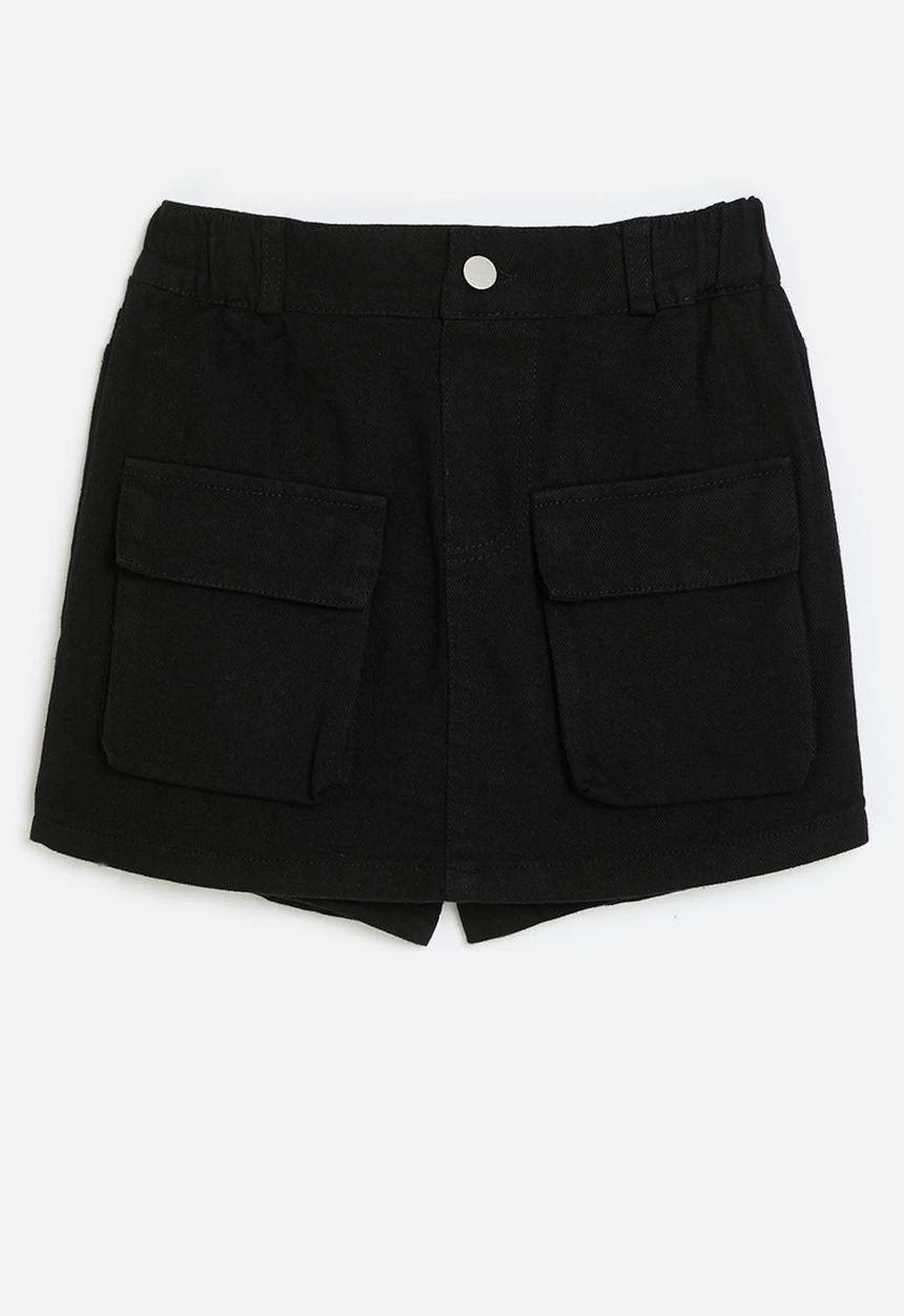 Pop Candy - Cargo shorts with hybrid pockets - black