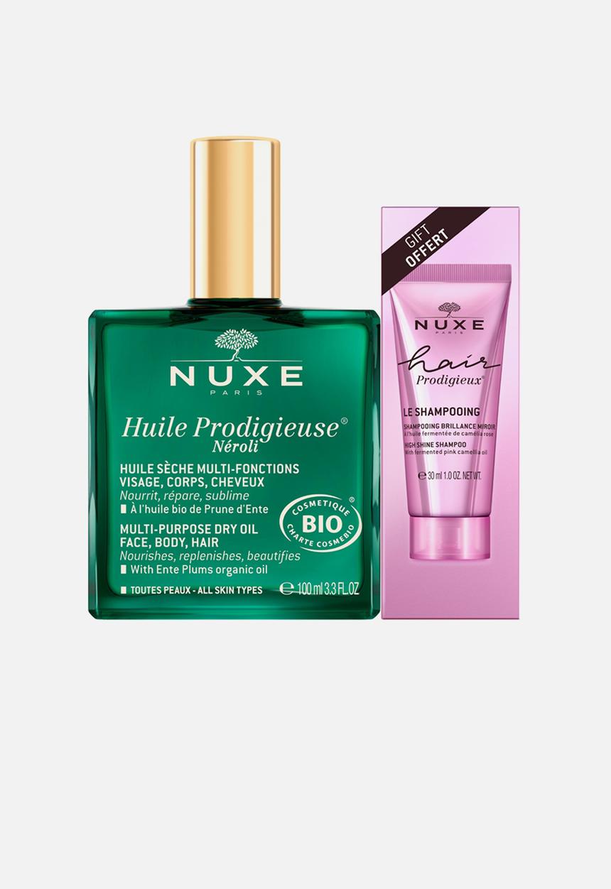 NUXE - Huile Prodigieuse® Néroli 100ml + Shampoo - 30ml
