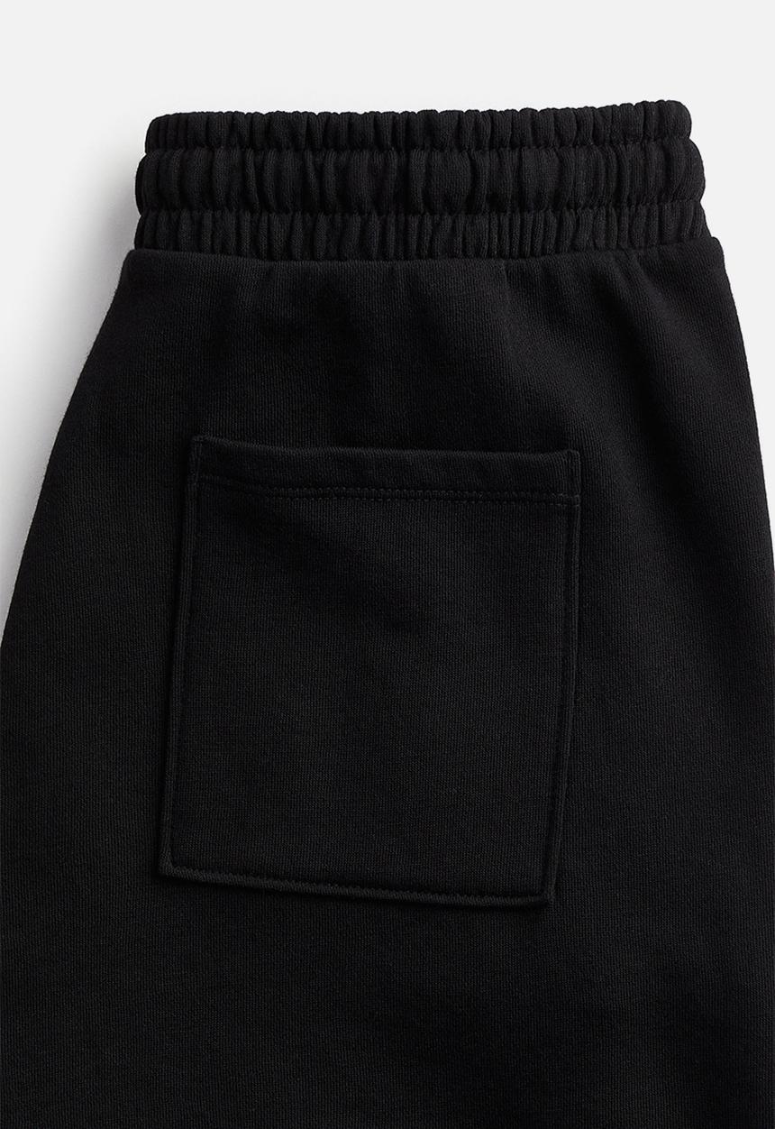 H&M - Sweatshirt shorts - black