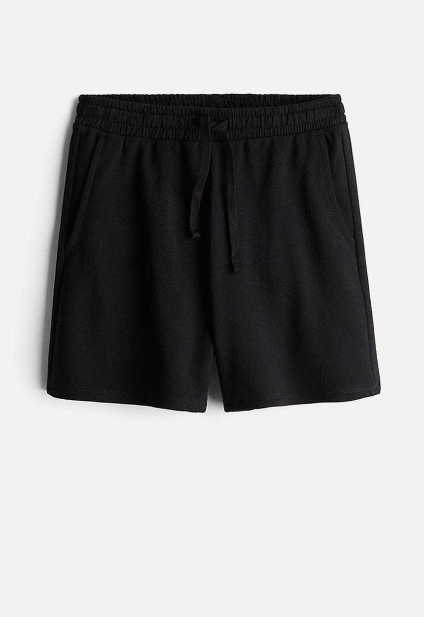 H&M - Sweatshirt shorts - black