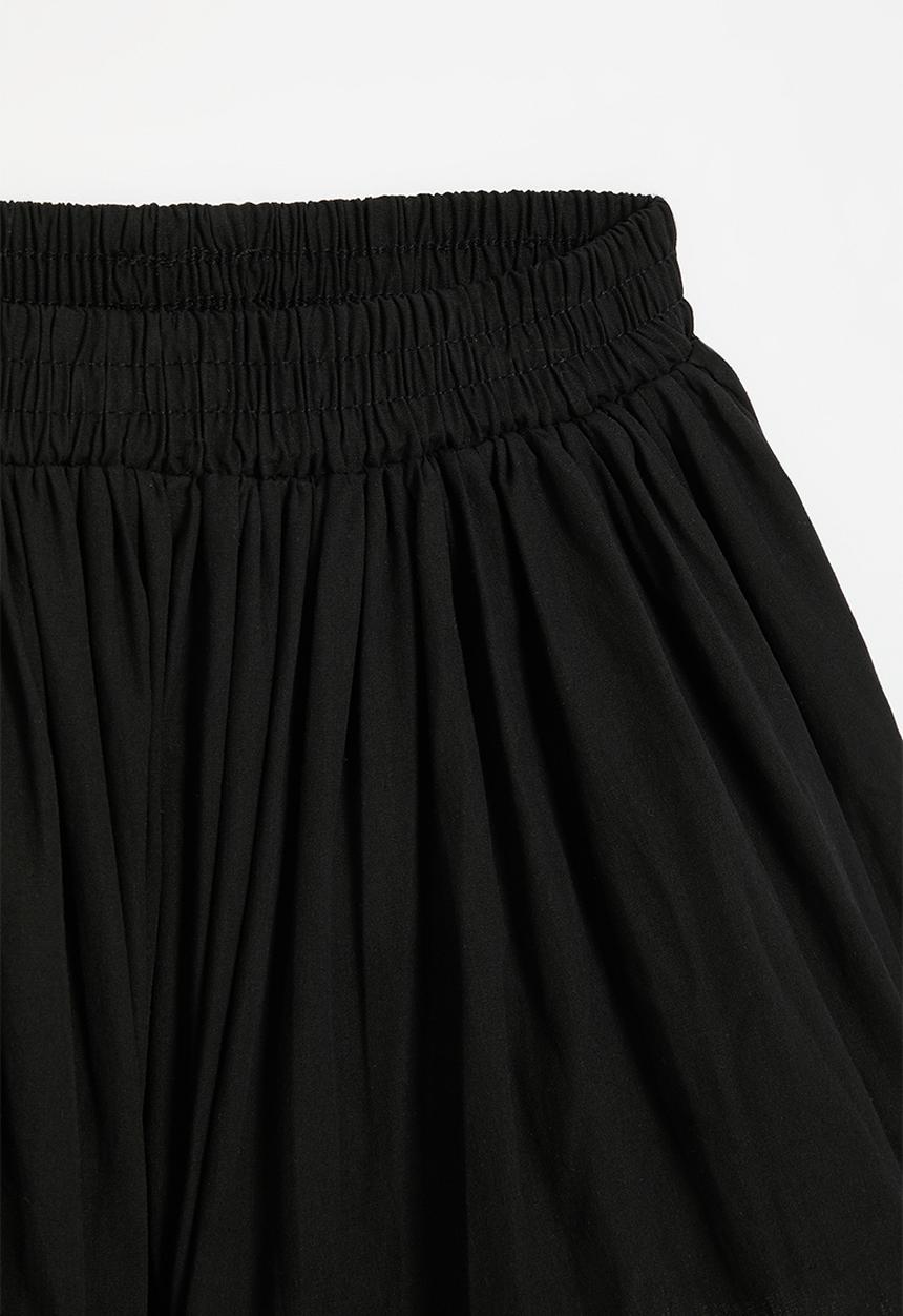 Pop Candy - Flared shorts - black