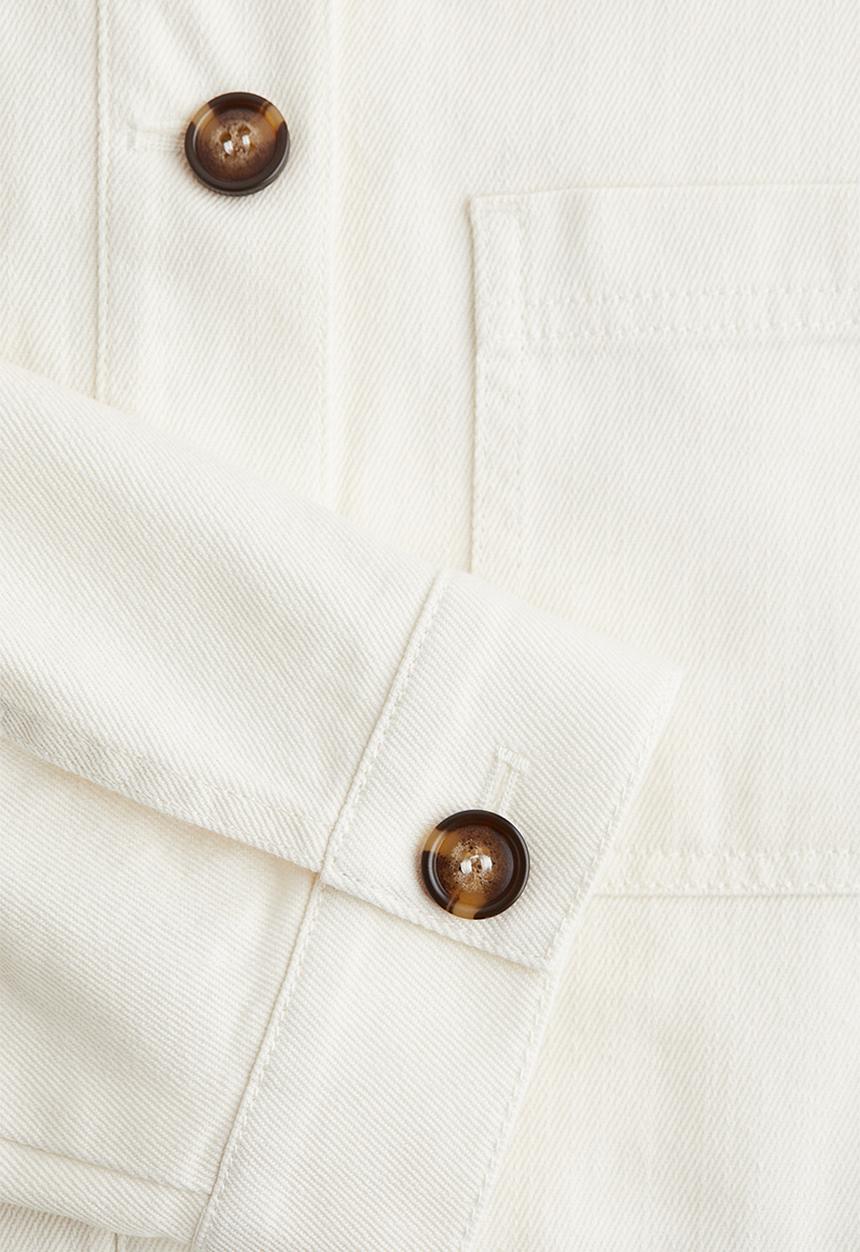 H&M - Twill jacket - white