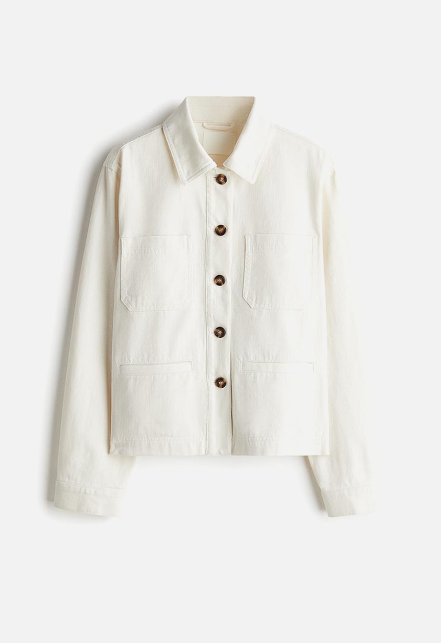 H&M - Twill jacket - white