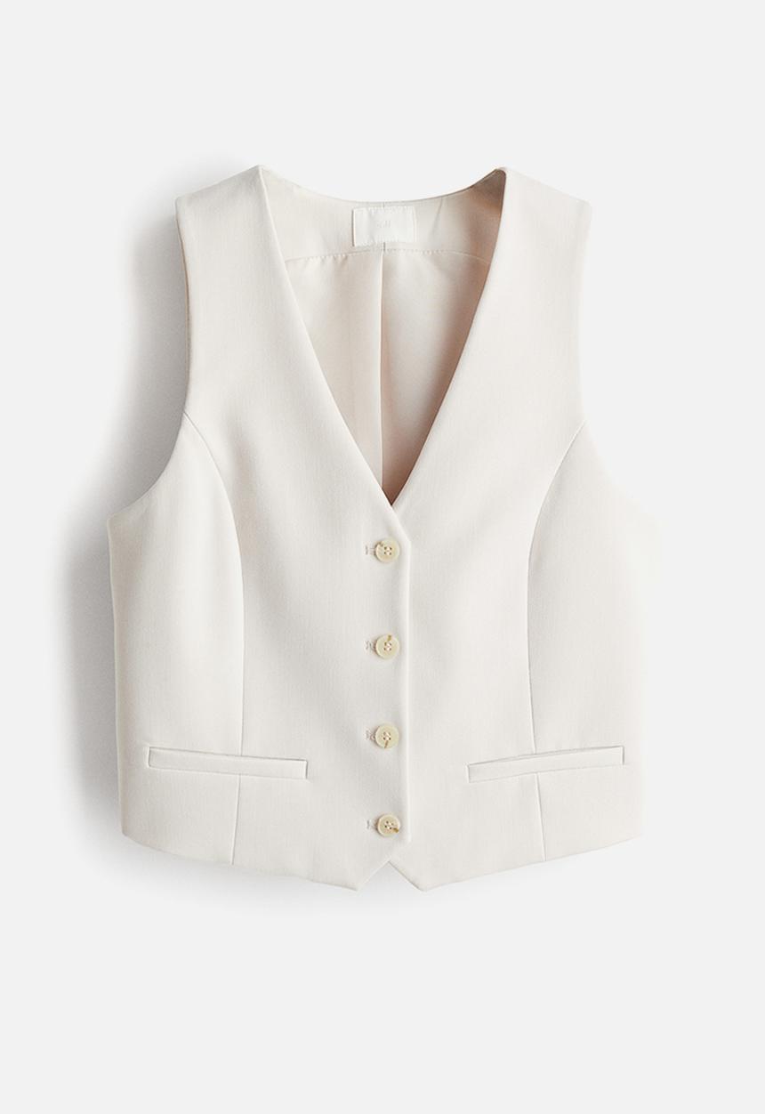 H&M - Suit waistcoat - pale beige