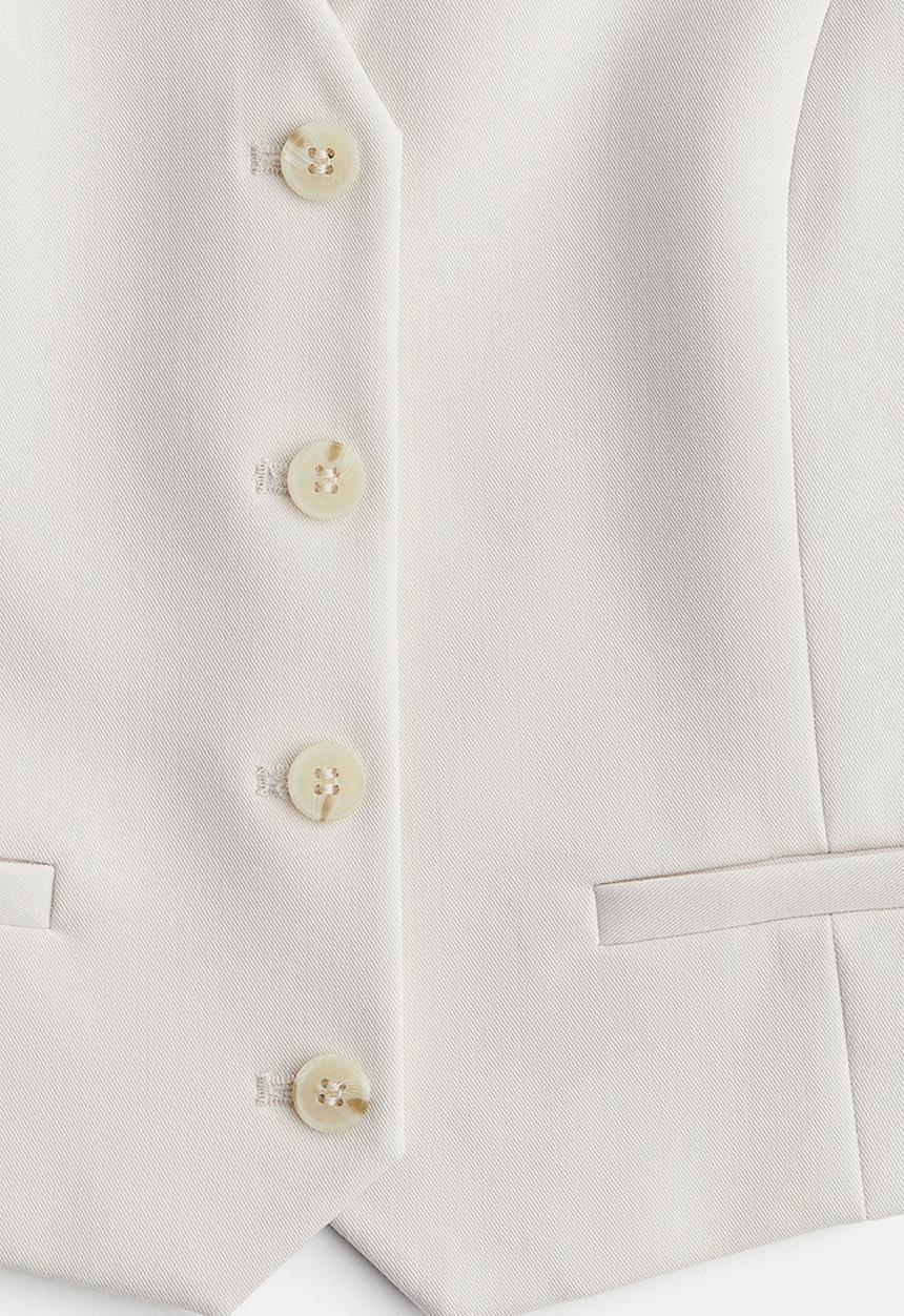 H&M - Suit waistcoat - pale beige