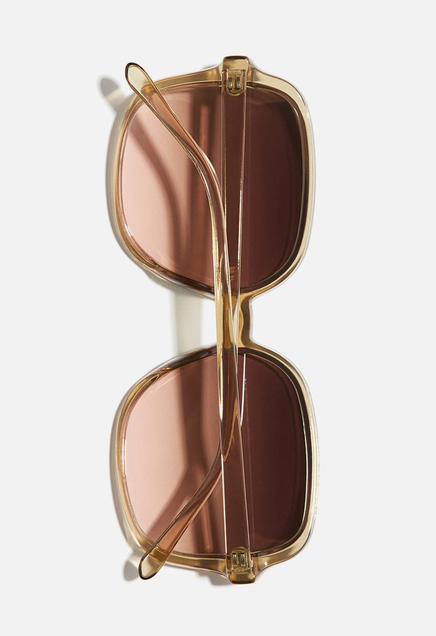 H&M - Square sunglasses - light beige
