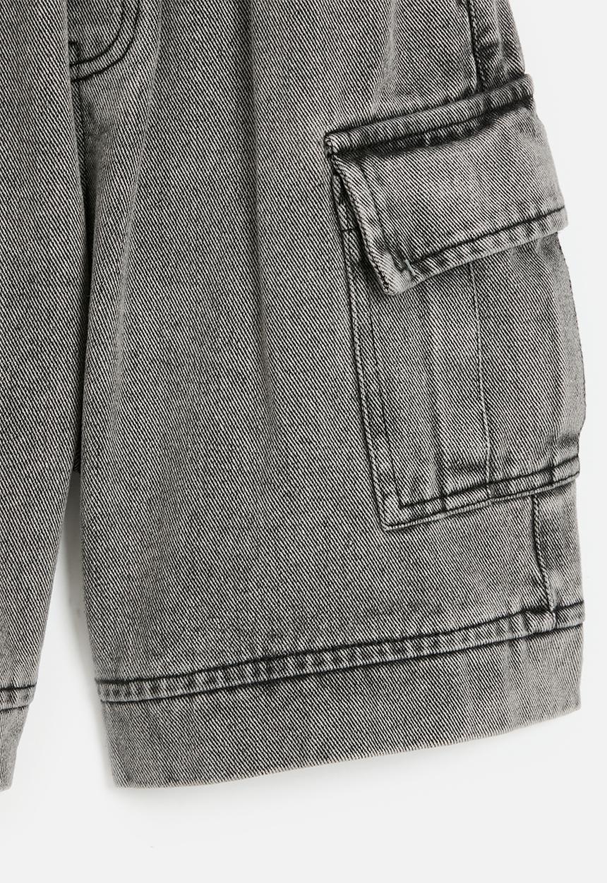 Pop Candy - Cargo shorts - charcoal grey
