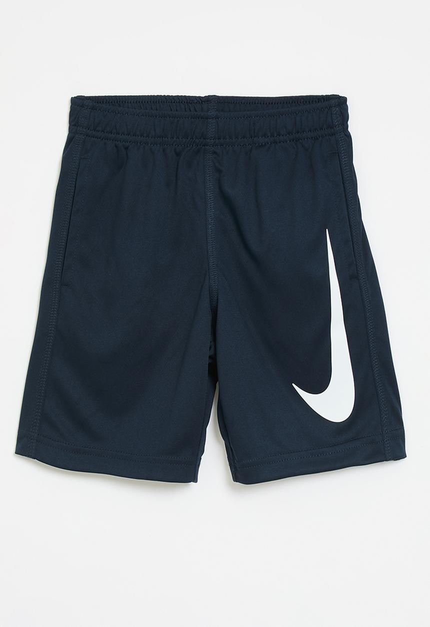 Nkb perf swoosh shorts- obsidian