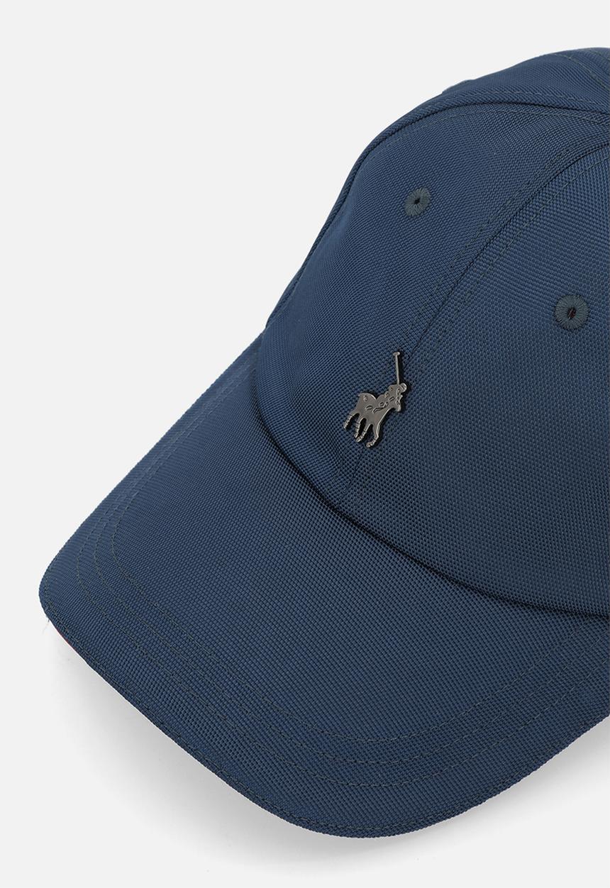POLO - 6 Panel Metal Peak - Navy/Red