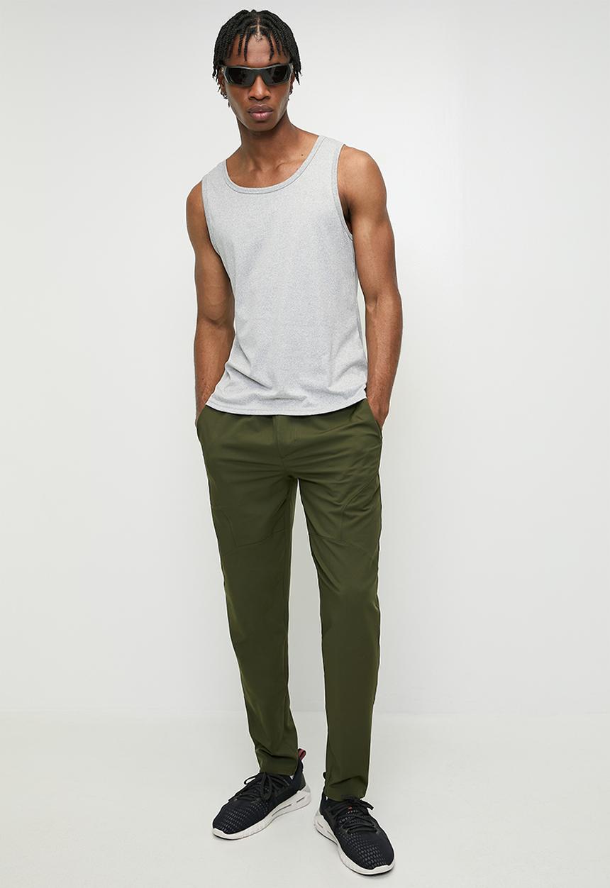 Under Armour - UA Unstoppable Tapered Pants - Expedition Green/ Black