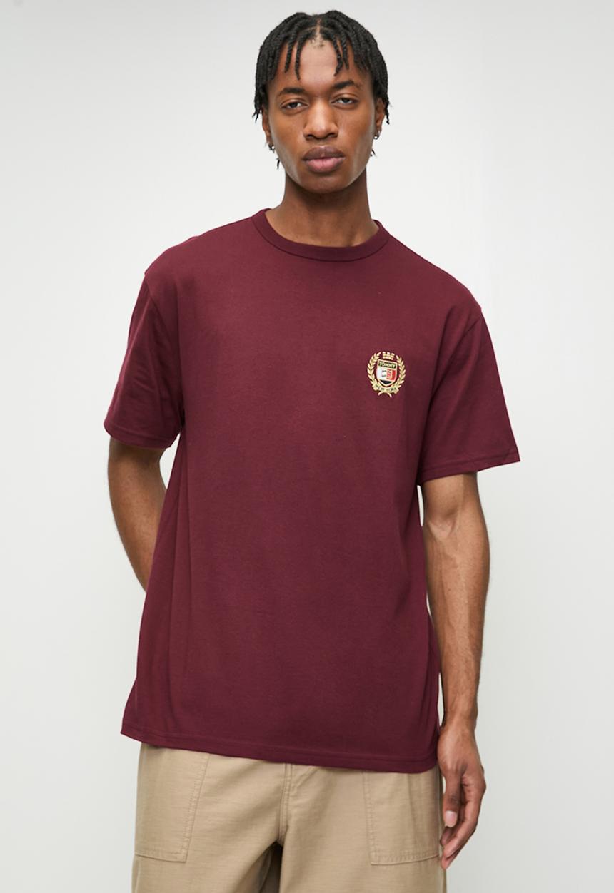 Tommy Hilfiger - Tj tjm reg rwb crest flag tee ext - rouge
