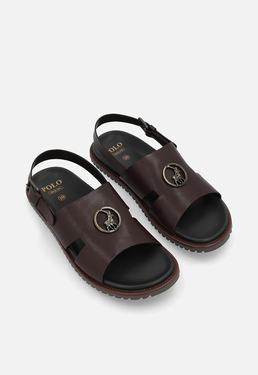 POLO - Moulded Trim Sandal  - Brown