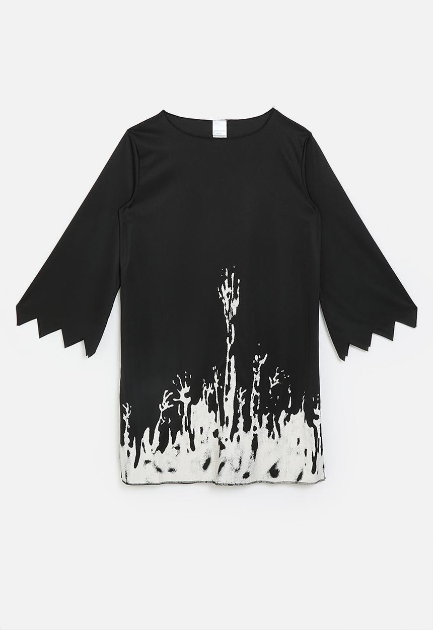 Pop Candy - Skull themed dress up costume - black/white