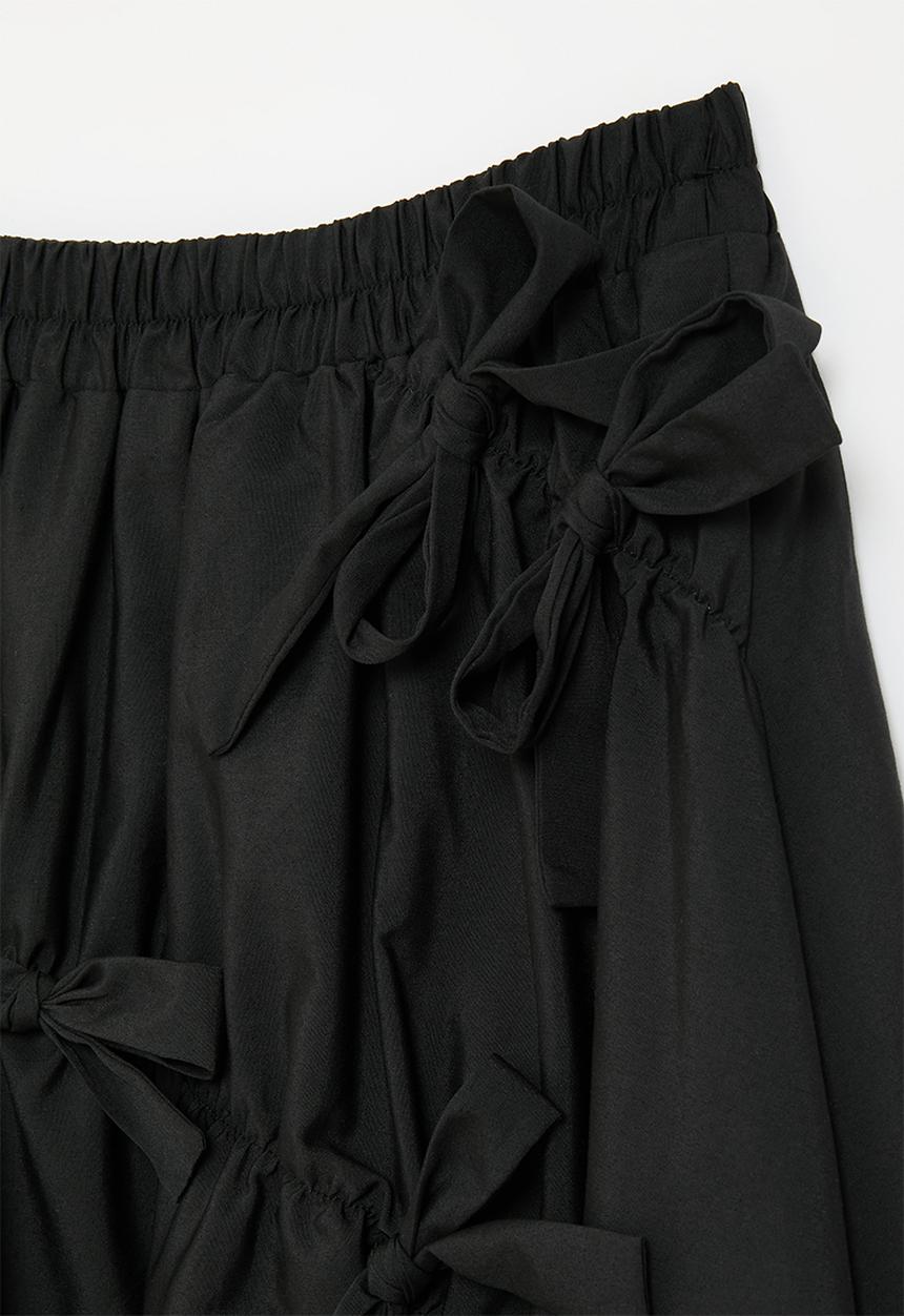 Pop Candy - Bow décor skirt - black