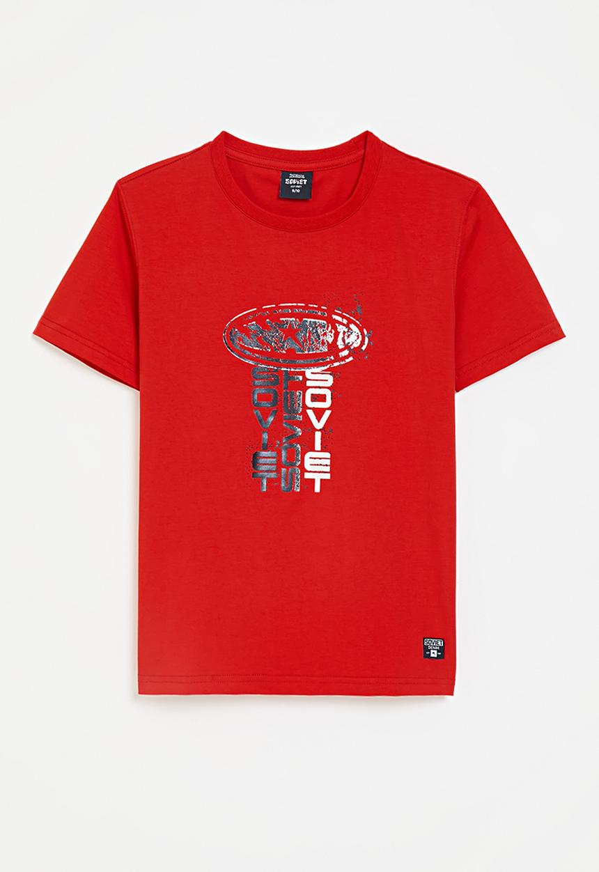 SOVIET - Boys fashion t-shirt - red