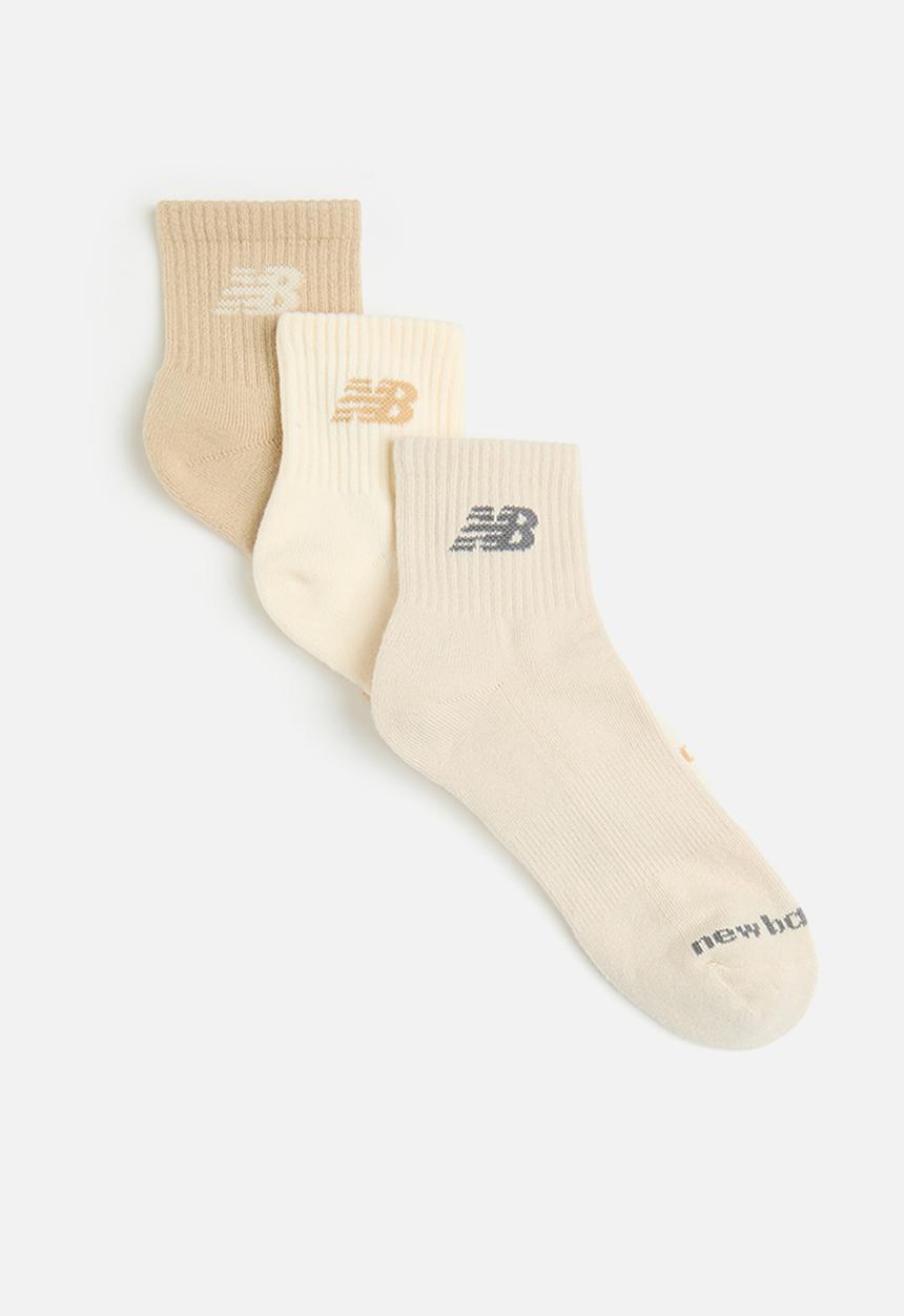 New Balance  - Everyday Quarter Sock 3Pk - Assorted