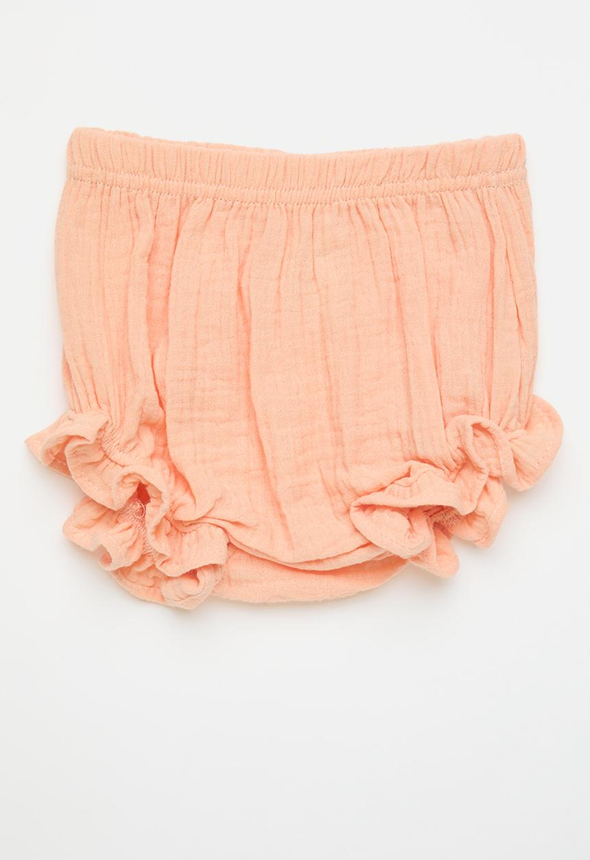 Pop Candy - Frilled bloomer shorts - peach pink