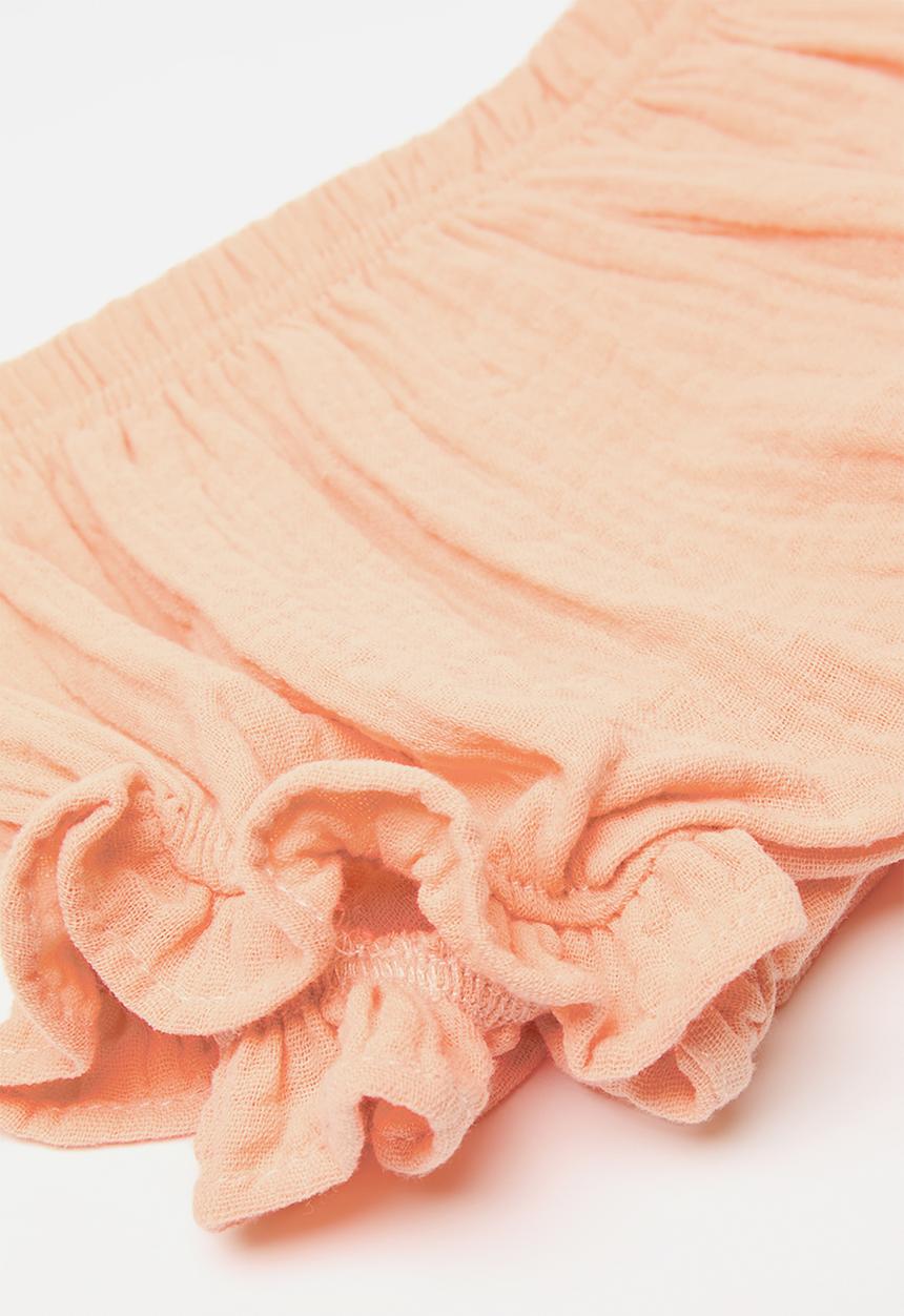 Pop Candy - Frilled bloomer shorts - peach pink