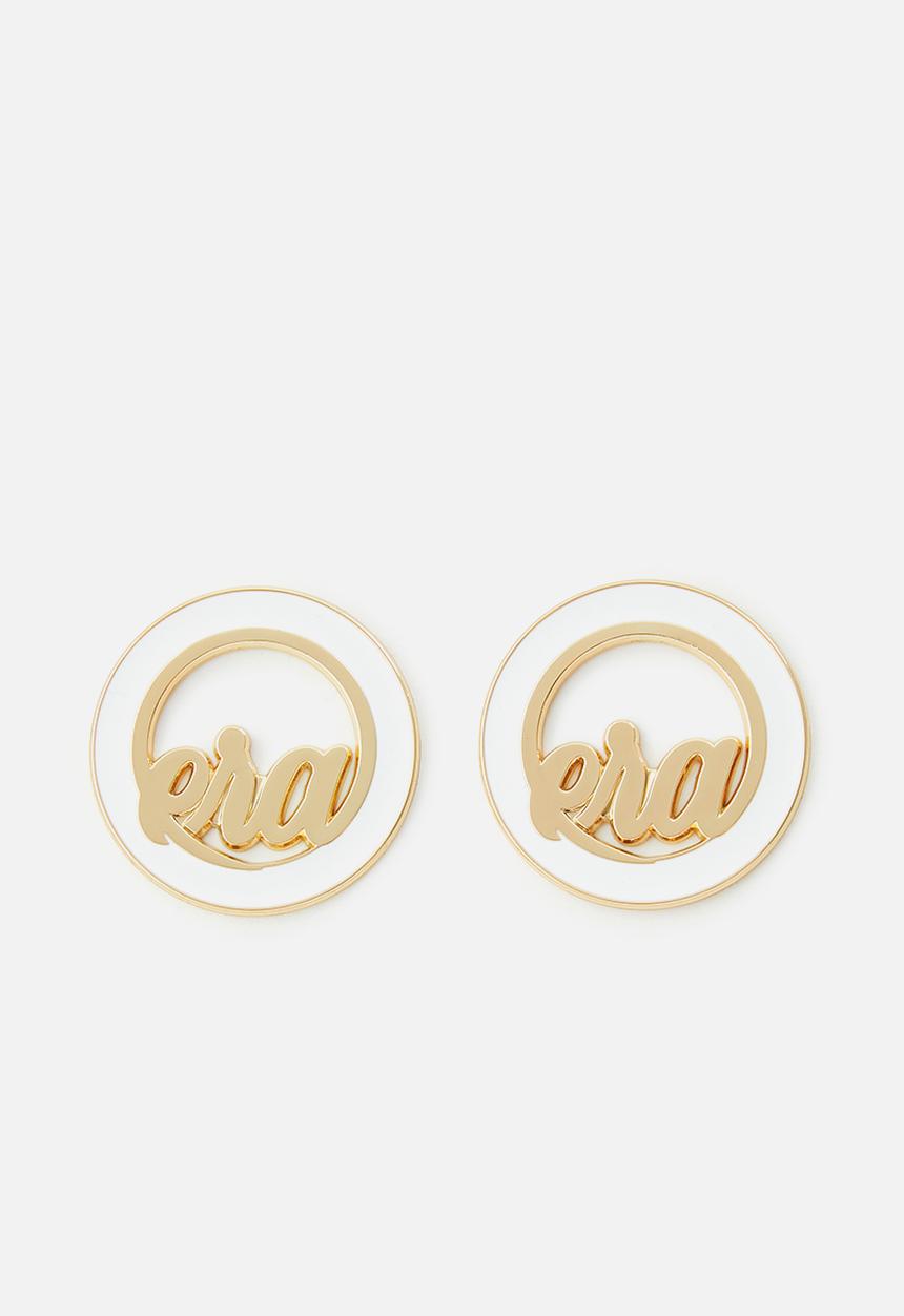 ERA by DJ Zinhle - Diva Earrings - white & gold