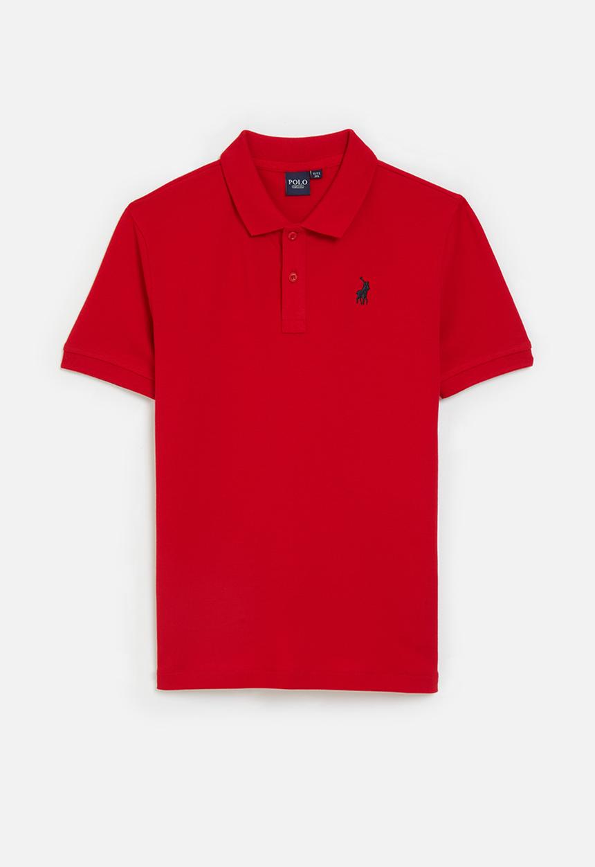 POLO - Core boys austin ss golfer - red