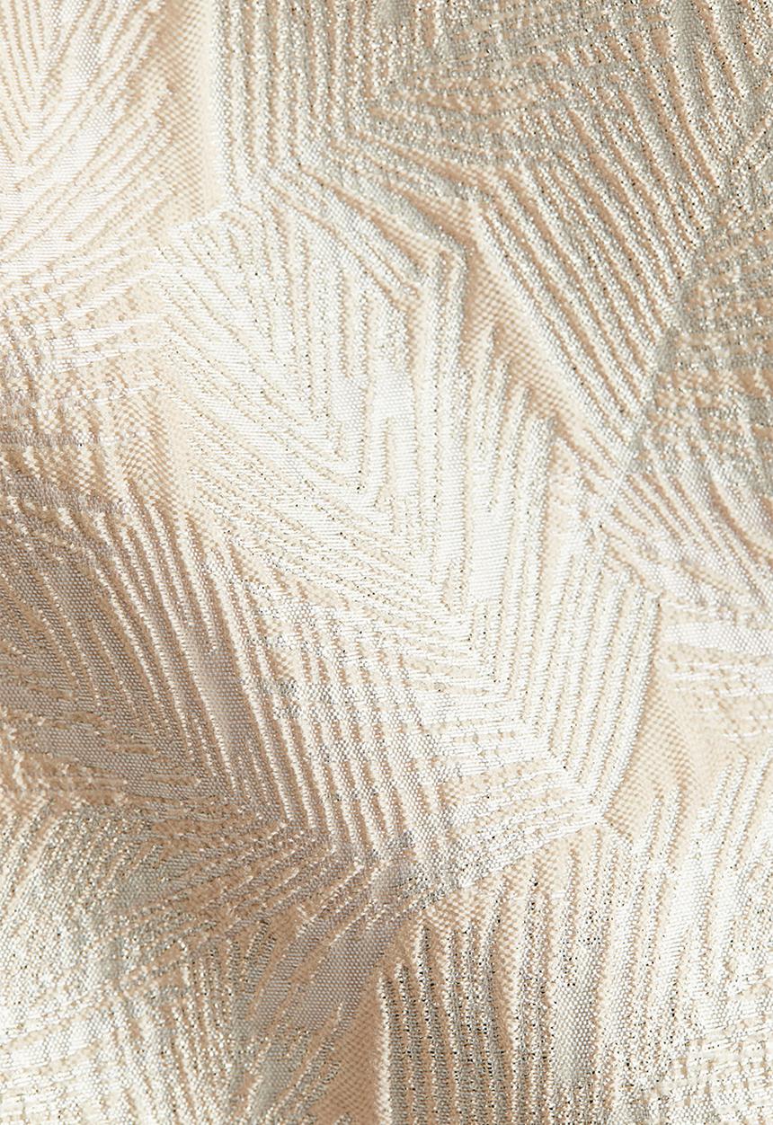 H&M - Brocade mini dress - light beige