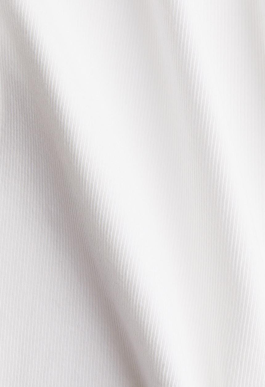 H&M - Ribbed vest top - white