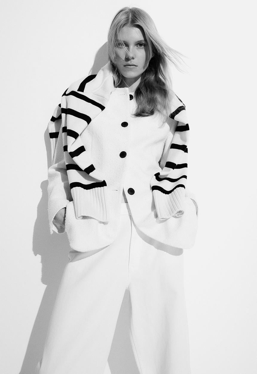 H&M - Fitted jacket - cream