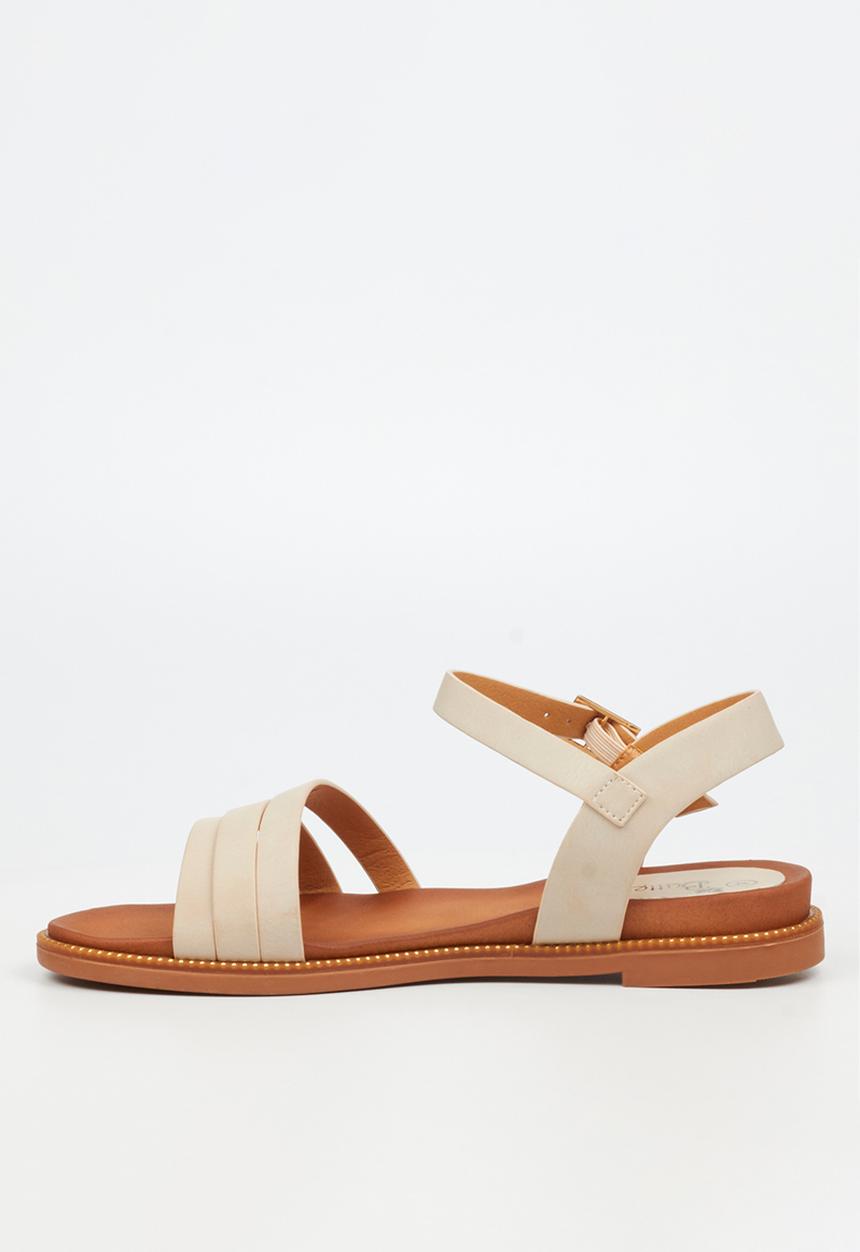 Butterfly Feet - Ellie 11 ankle strap - bone