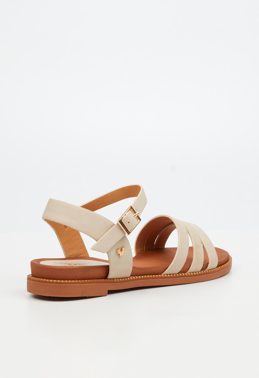 Butterfly Feet - Ellie 11 ankle strap - bone