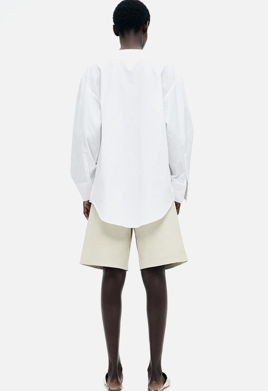 H&M - Broderie anglaise blouse - white