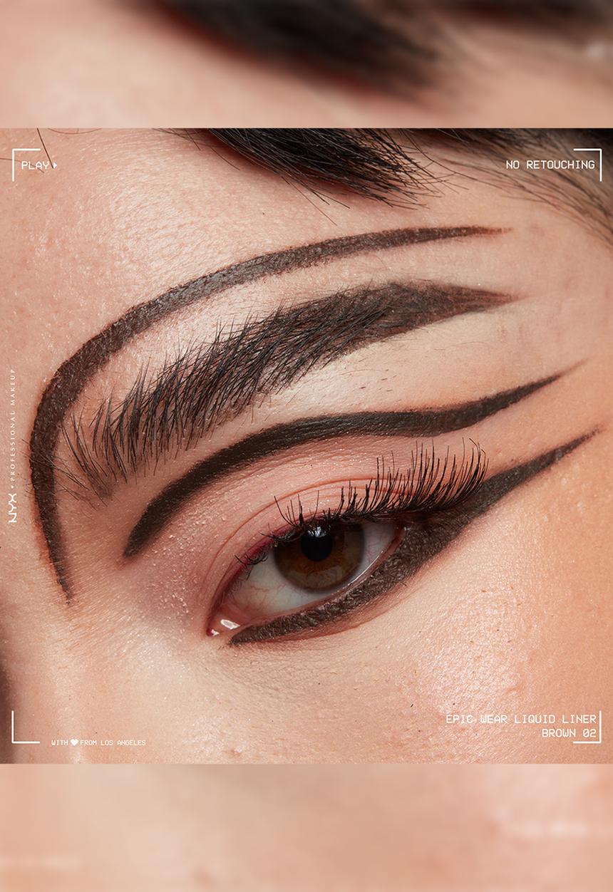 NYX Professional Makeup - Epic Wear Semi - Permanent Liquid Liner - Brown