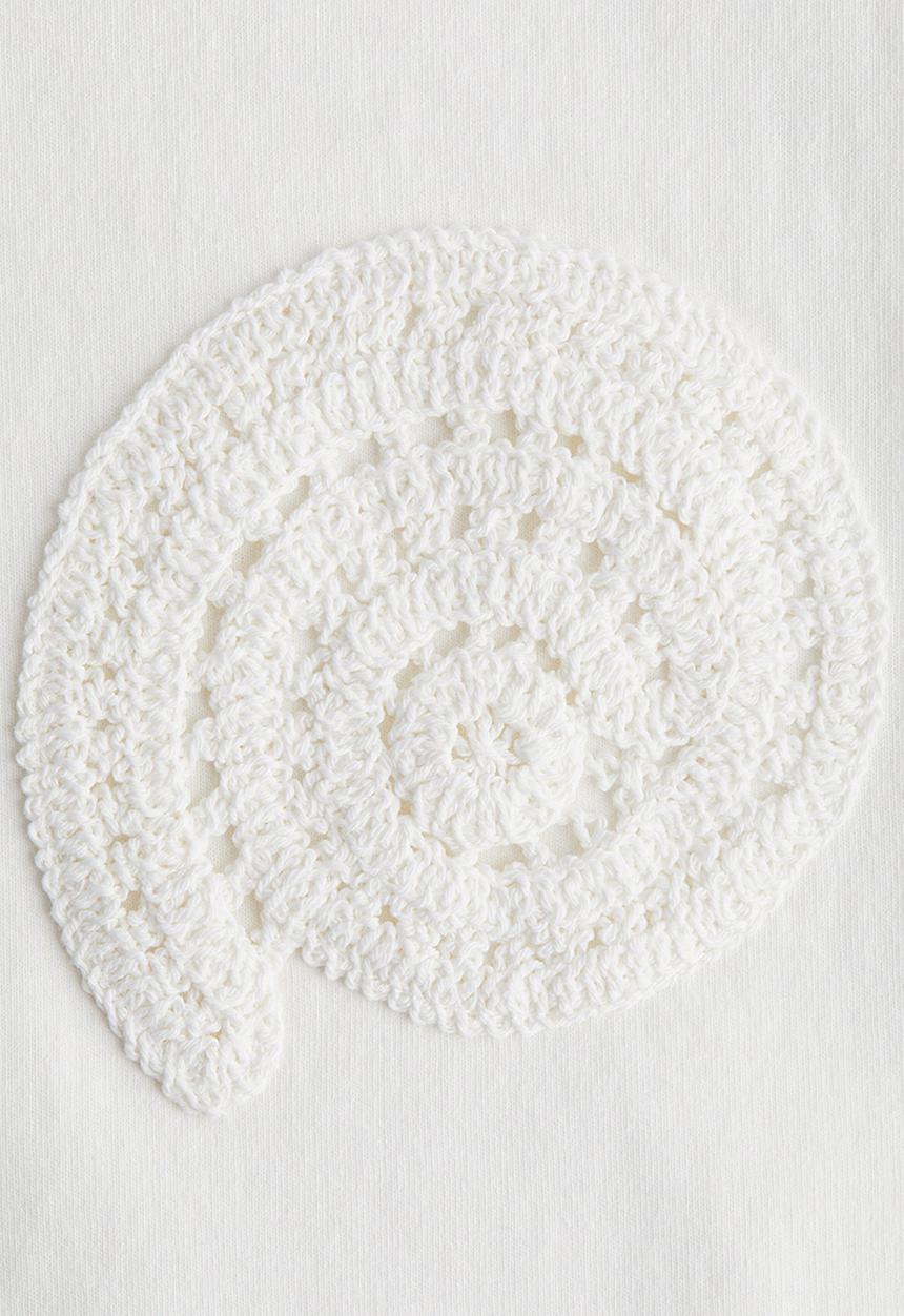 H&M - Motif-detail T-shirt - white seashells