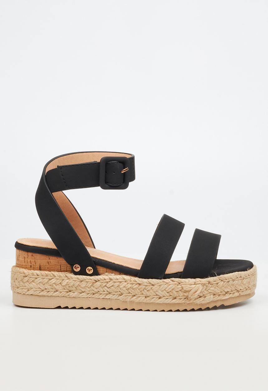 Miss Black - Steffi 2 wedge - black