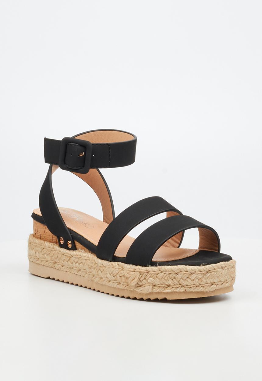 Miss Black - Steffi 2 wedge - black
