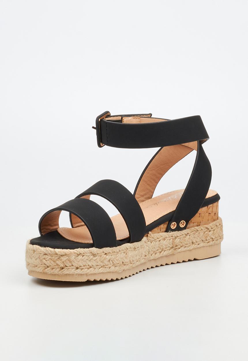 Miss Black - Steffi 2 wedge - black