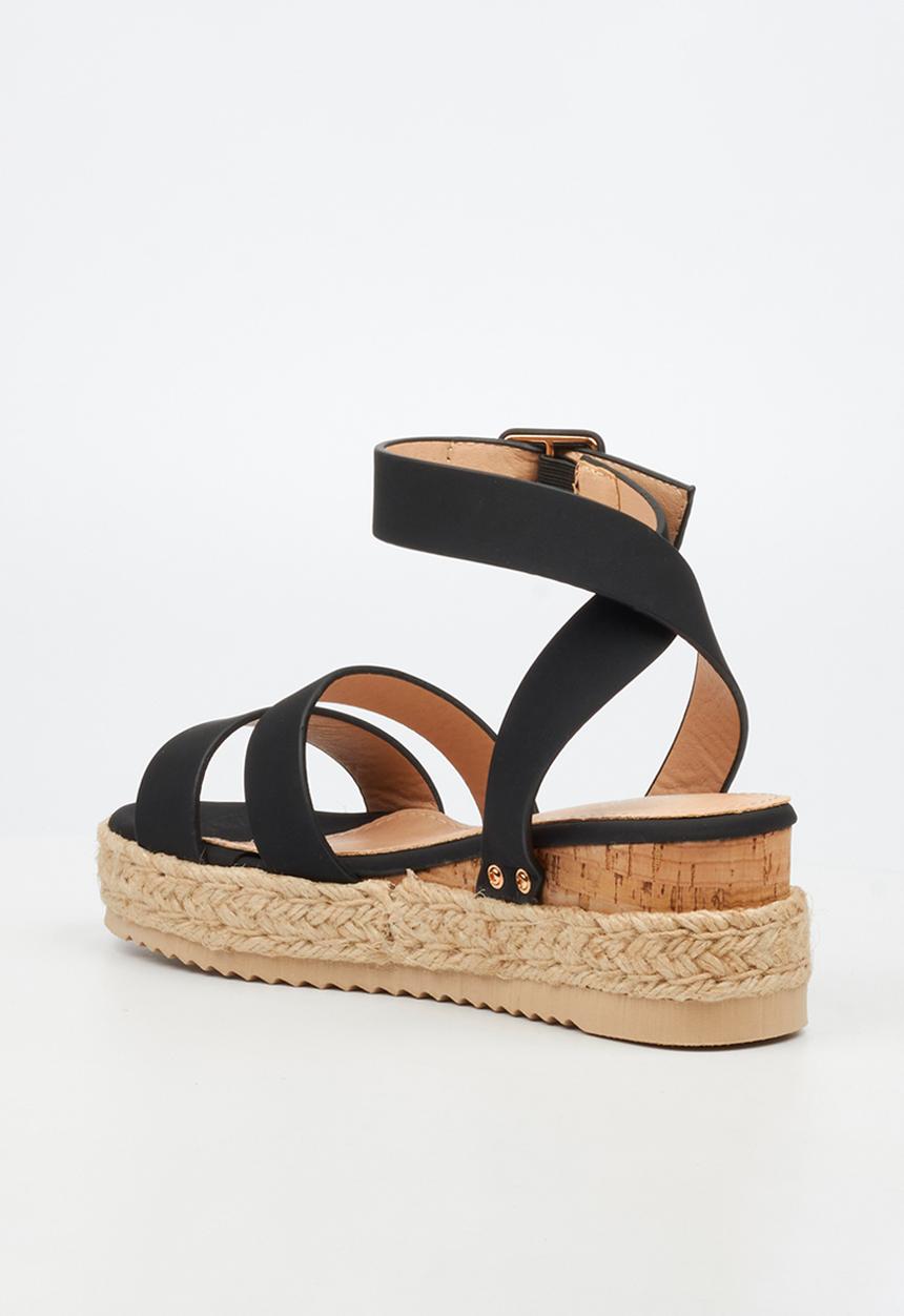 Miss Black - Steffi 2 wedge - black