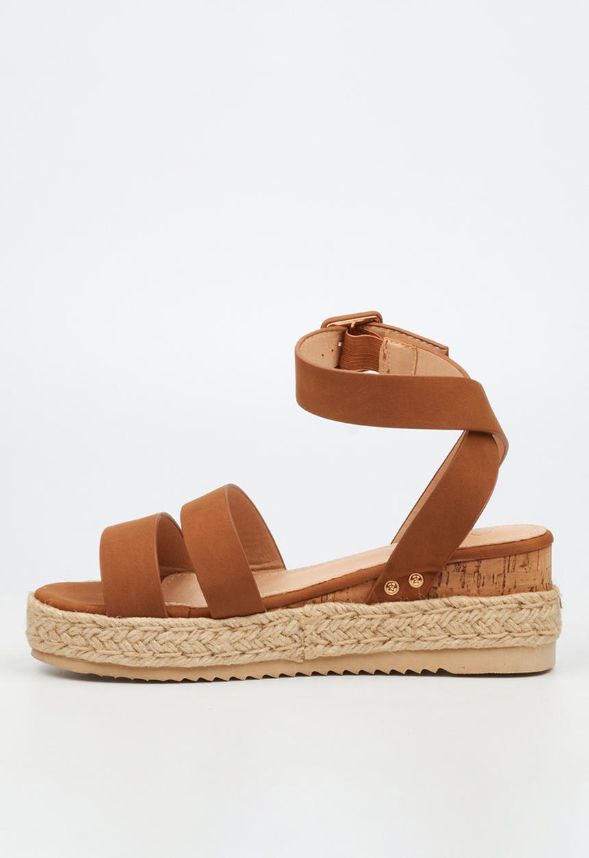 Miss Black - Steffi 2 wedge - tan