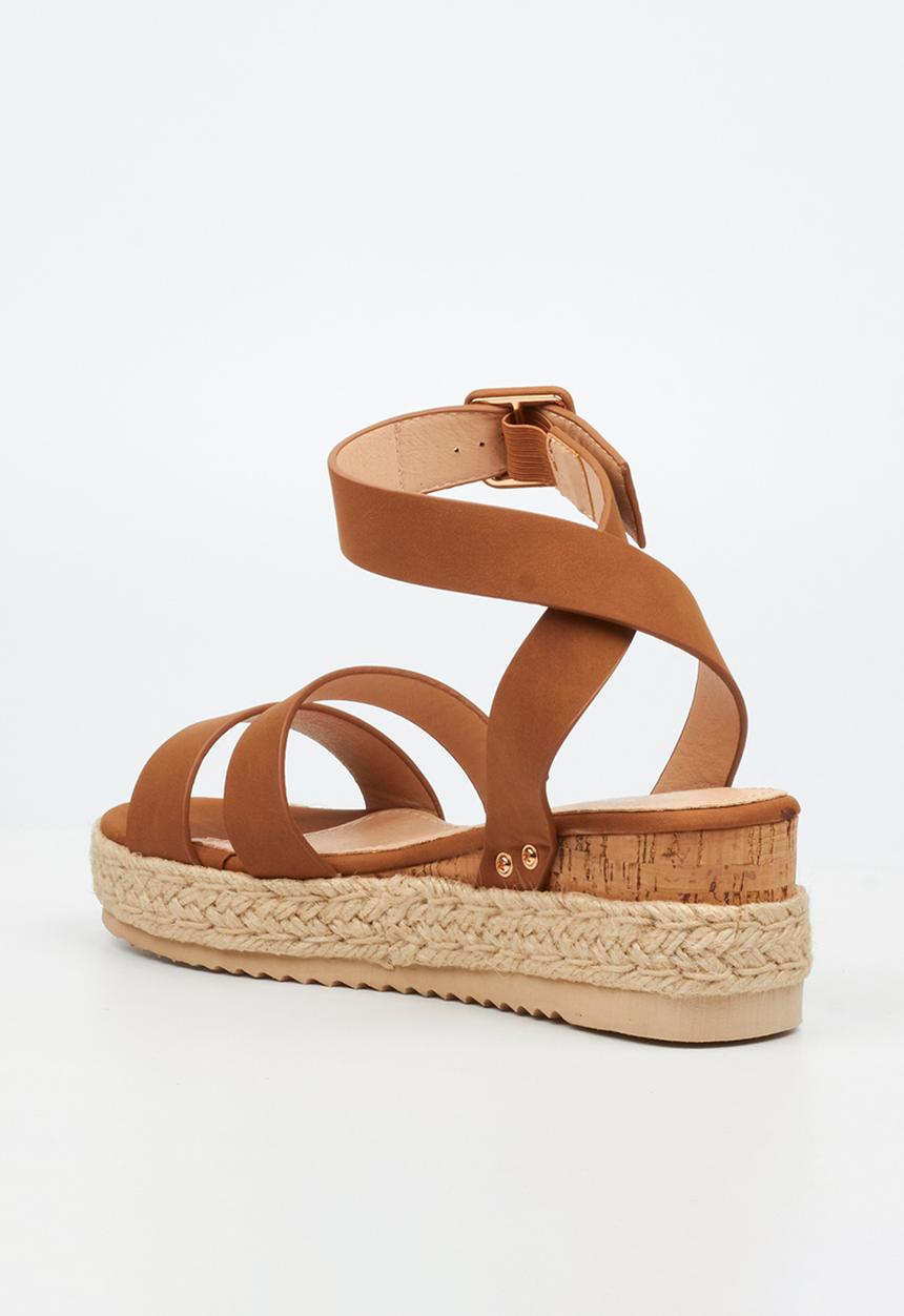 Miss Black - Steffi 2 wedge - tan