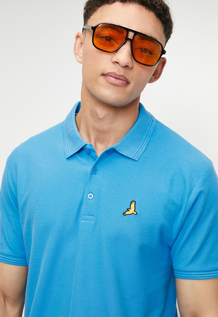 Brave Soul - Polo T-Shirts - Blue