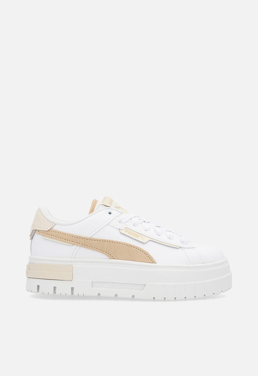 PUMA - Mayze Crashed Jr - Puma White-Light Sand