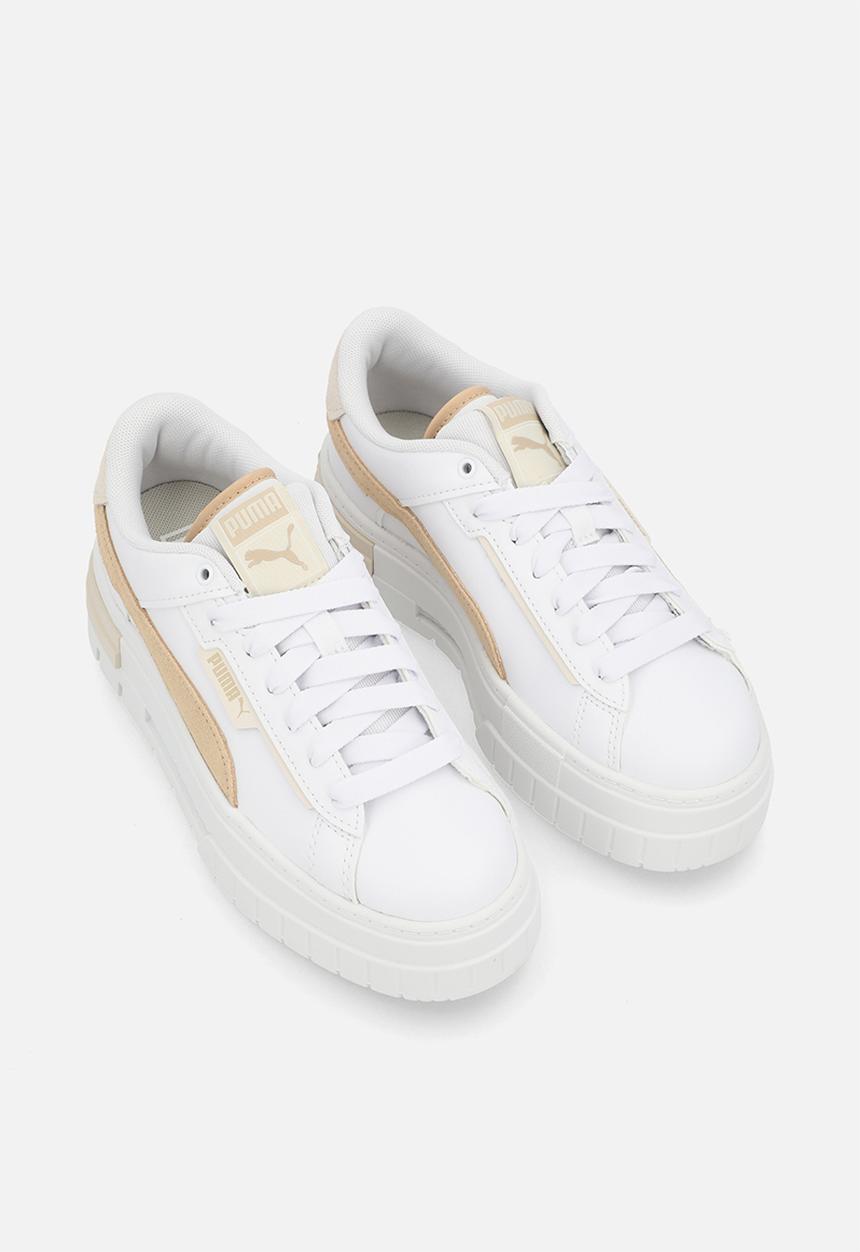PUMA - Mayze Crashed Jr - Puma White-Light Sand