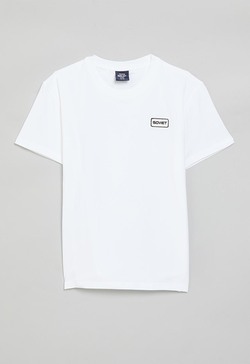 SOVIET - Boys box fit tee - white